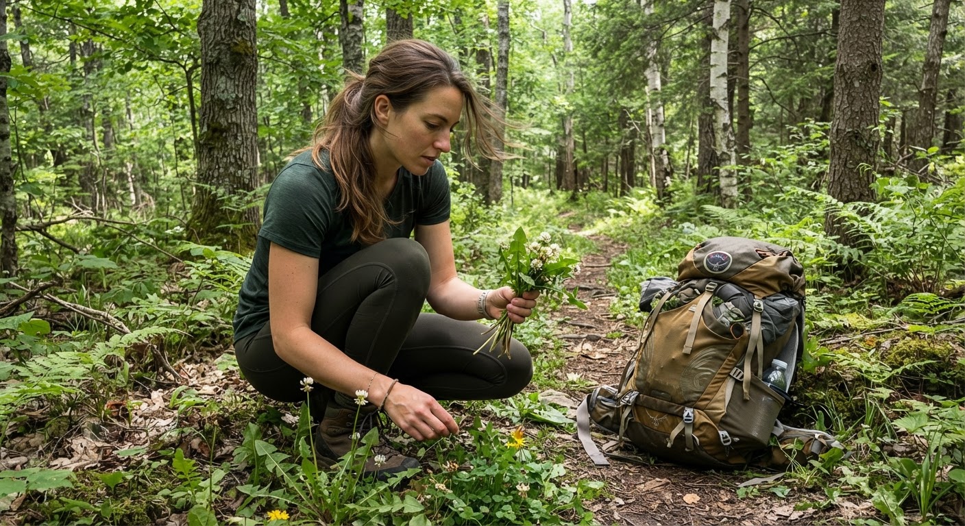 Backpacking Emergency Food From Nature: What's Actually Worth Foraging