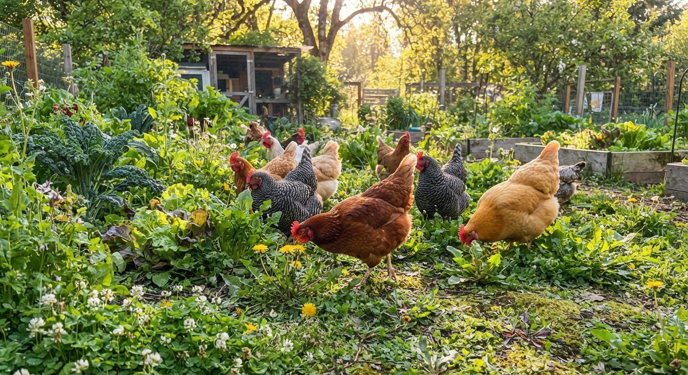 Edible Plants for Chickens: 25+ Wild Greens Your Flock Will Love (And 8 That Could Kill Them)