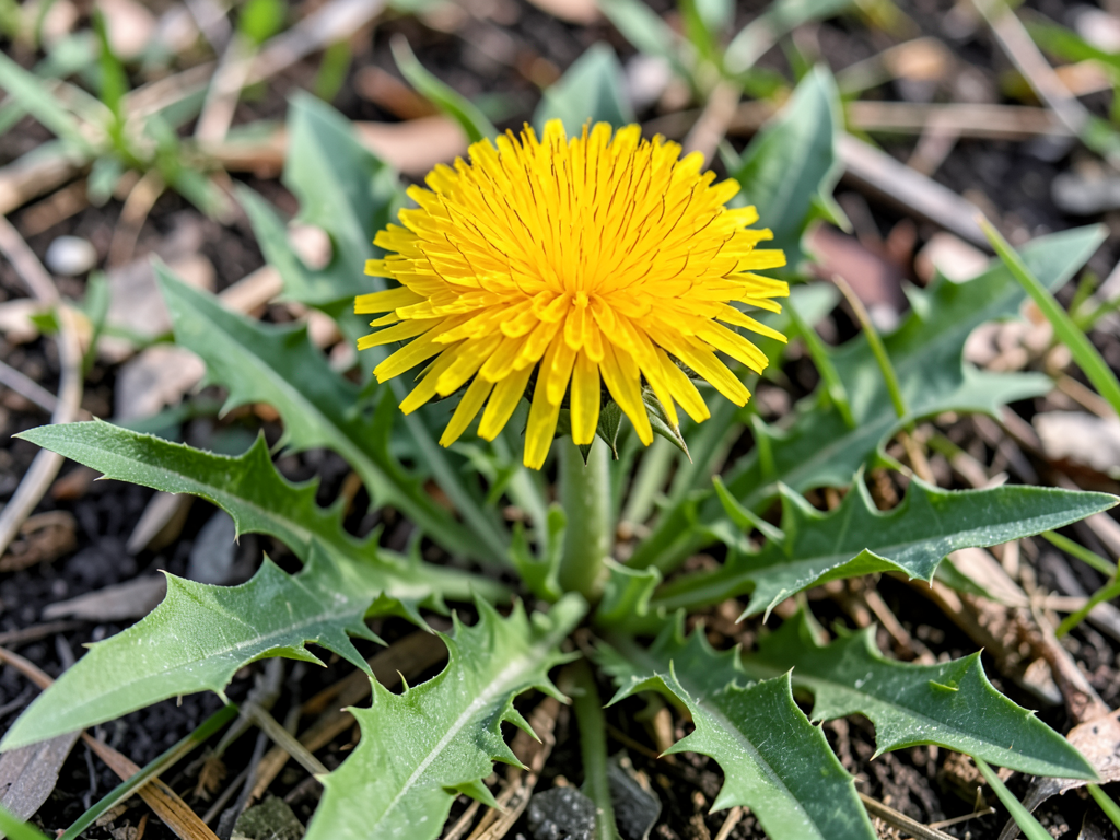 Dandelion plant