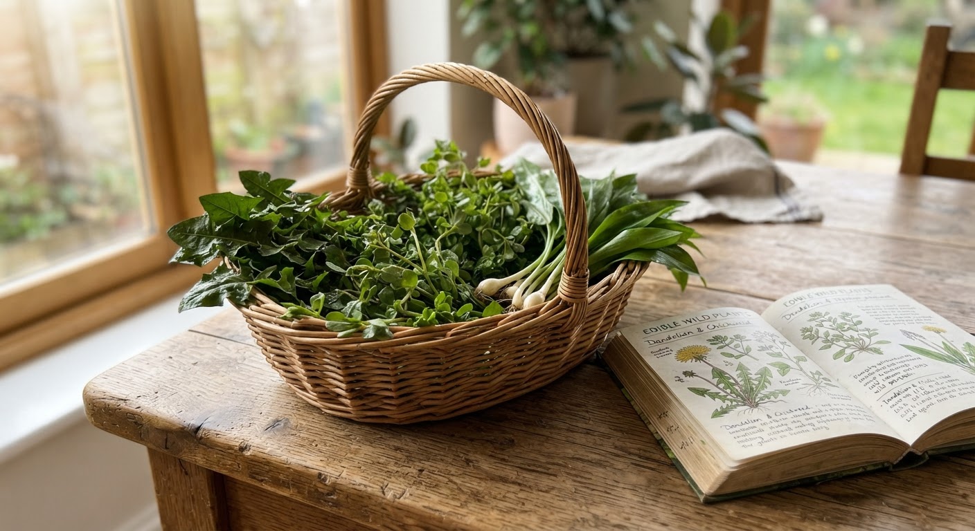 Edible Wild Plants: The Complete Beginner's System for Safe, Confident Foraging