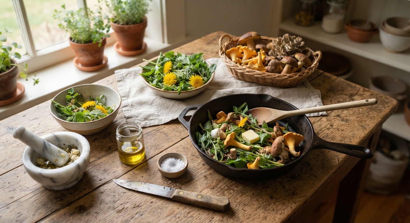 Foraged Food Recipes: Turn Wild Ingredients Into Restaurant-Quality Meals — A Complete Kitchen Guide