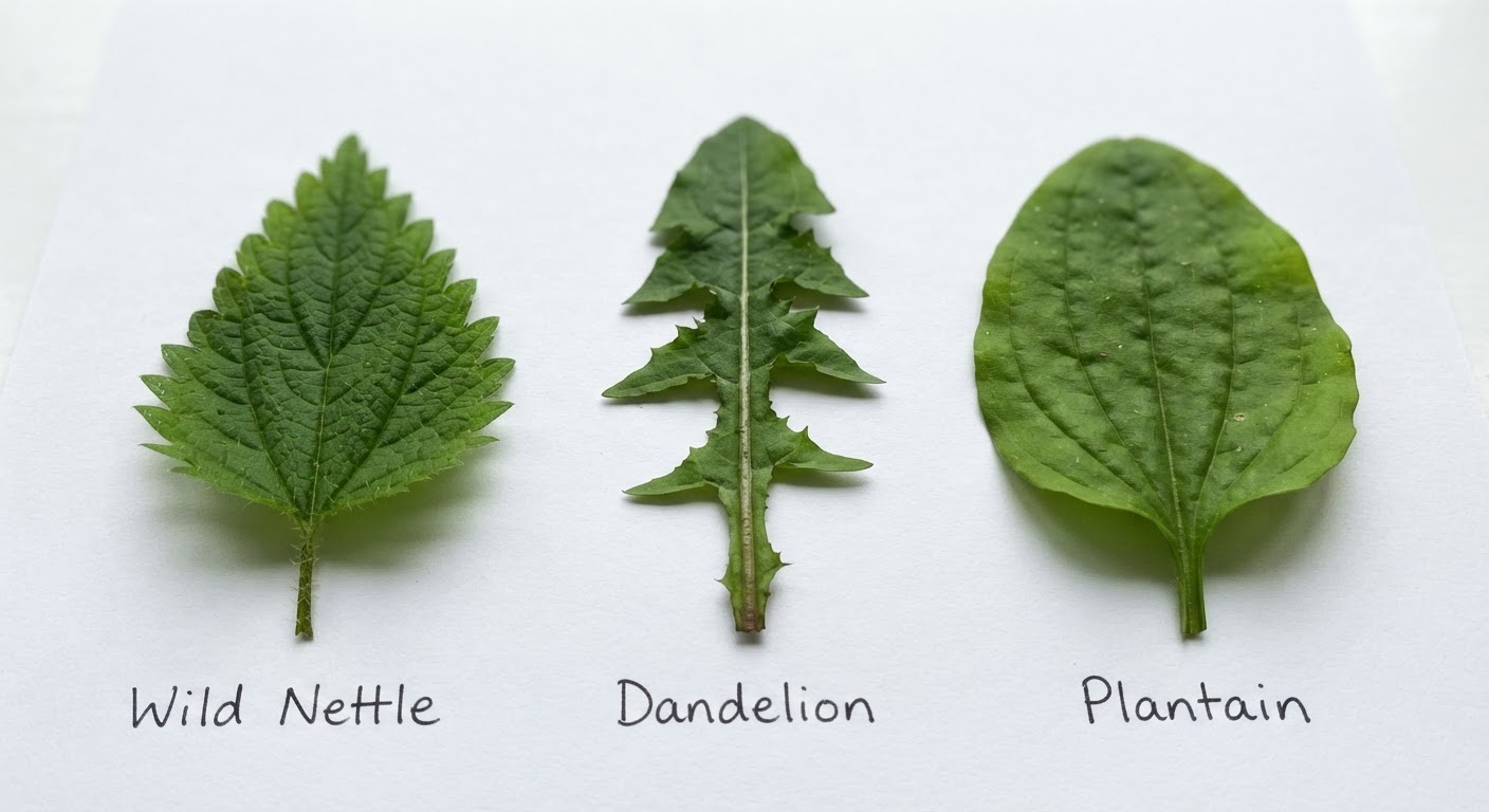 A close-up comparison shot showing three…