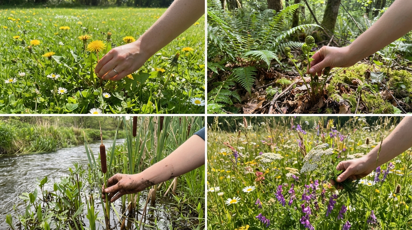 Read the Landscape, Find the Food: A Habitat-Based Visual Guide to Edible Wild Plants with Pictures