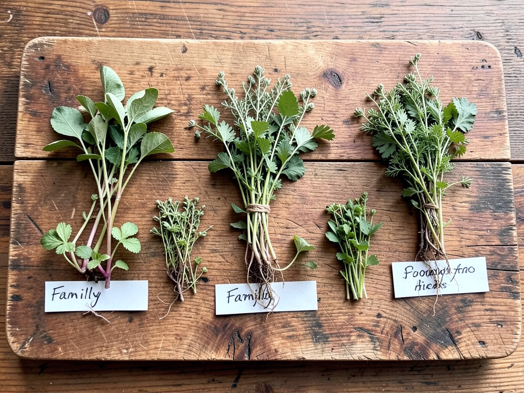 A collection of five different edible wi…