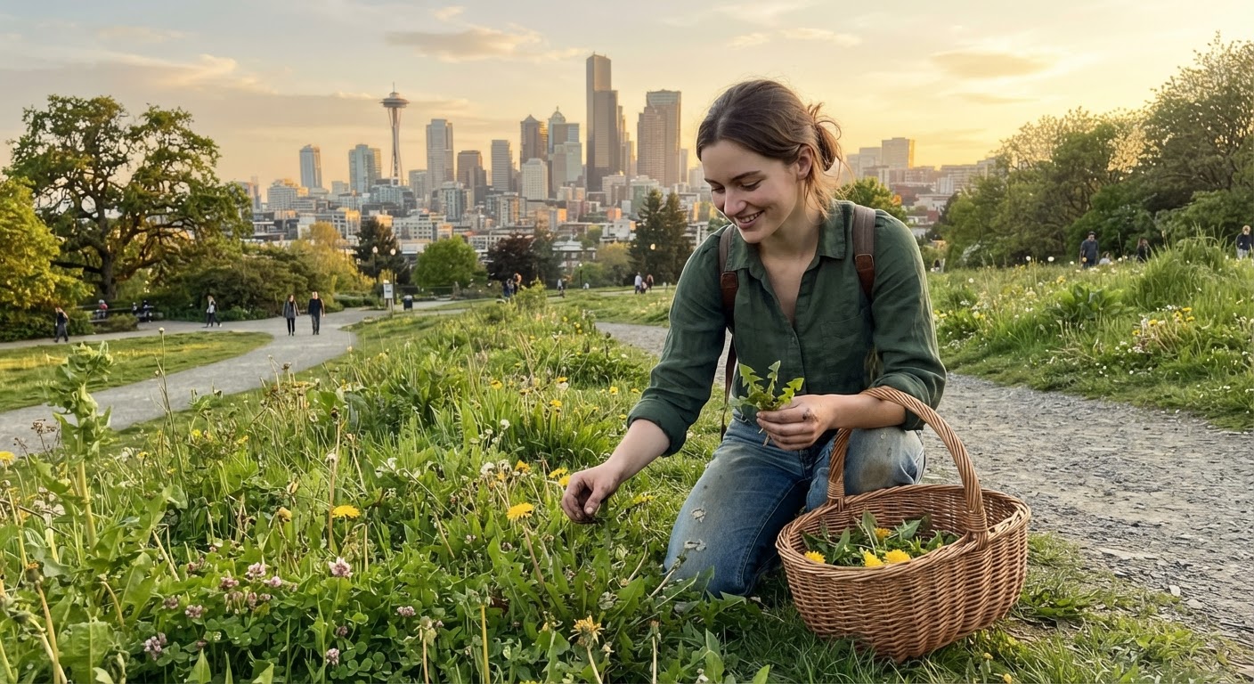 Foraging in the City: The Complete Urban Wild Food Guide — Find, Identify, and Harvest Edible Plants Without Leaving Town