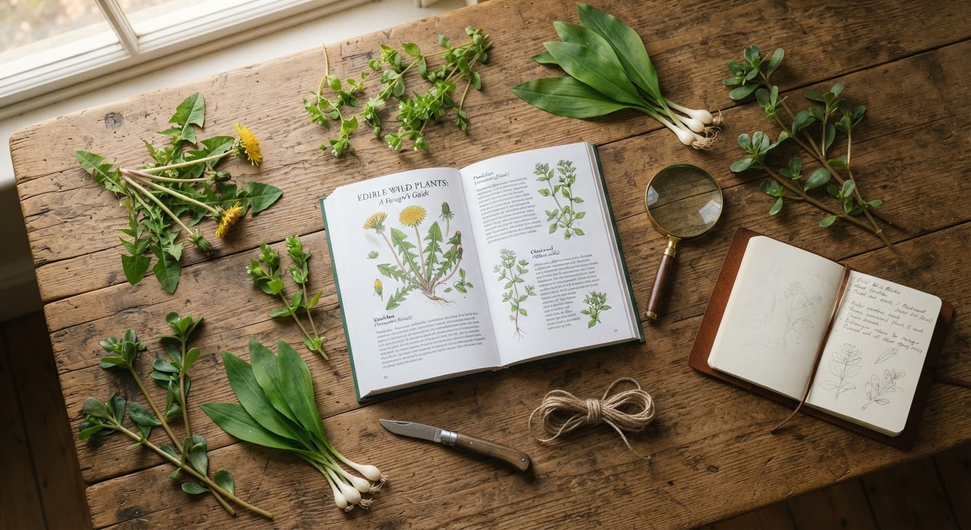 Edible Wild Plants Visual ID Guide: Stop Relying on Sketches and Start Using Real Markers
