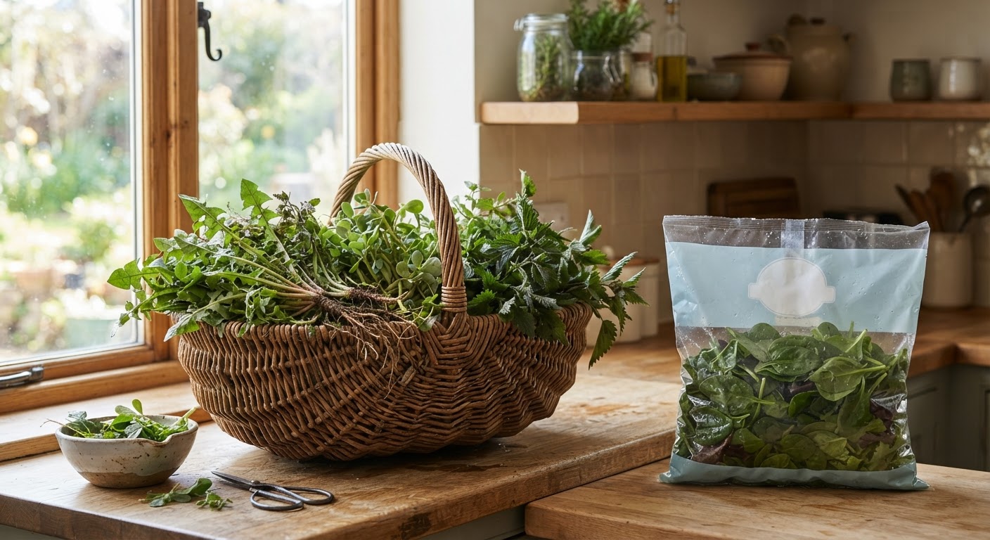 Edible Wild Plants vs. Supermarket Greens: 8 Head-to-Head Comparisons